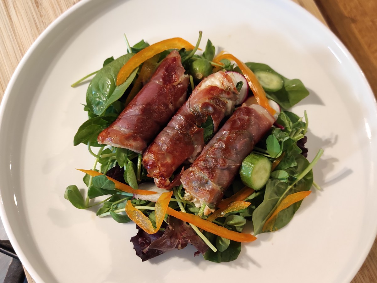 Spicey Chicken & Cream Cheese prosciutto&nbsp;Rollups