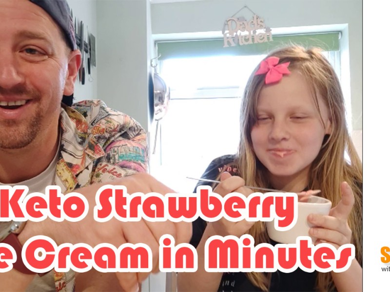 Keto Strawberry Ice&nbsp;Cream